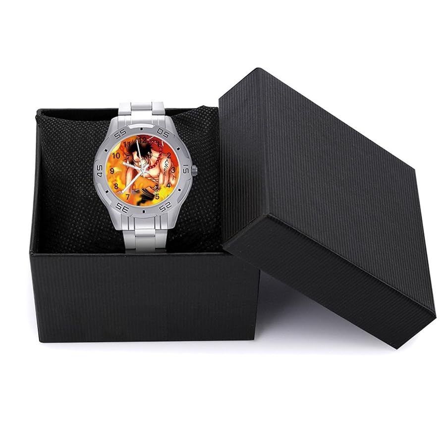 Amazon | 腕時計 ワンピース エース 火拳 ONE PIECE うで時計